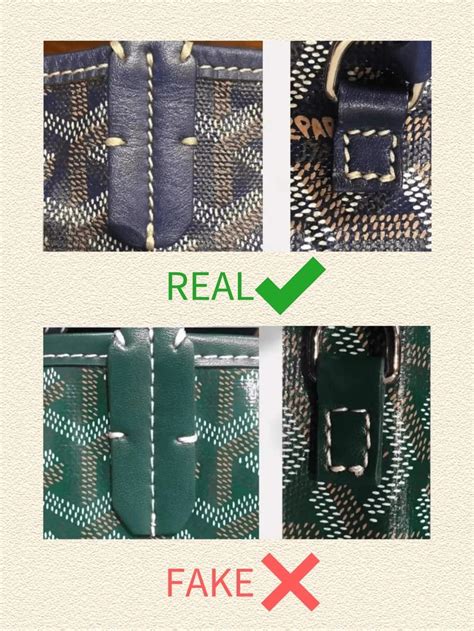 goyard inside tag|how to identify a fake goyard.